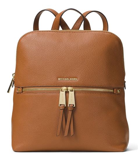 slim rhea michael kors|michael kors rhea slim backpack.